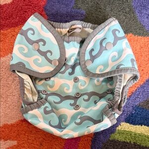 Thirsties diaper cover, GUC, size Two, Snap closure, adjustable snaps